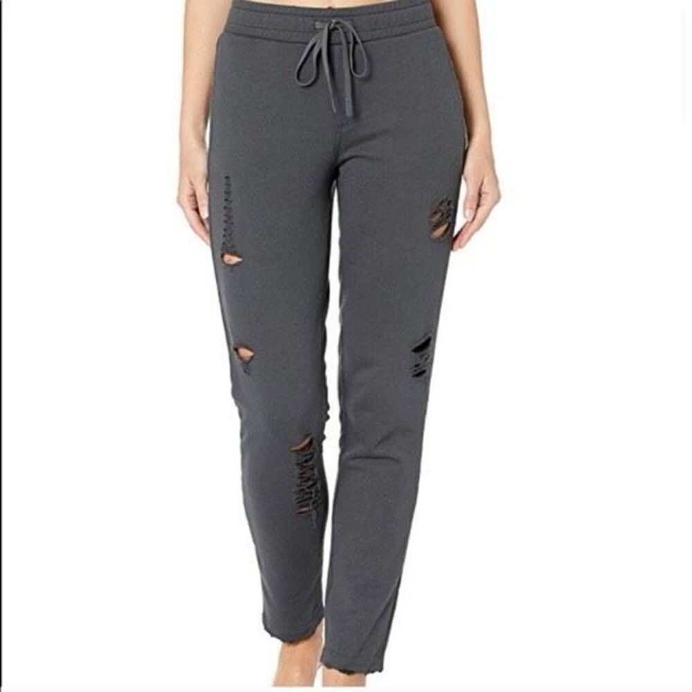 ✨Alo Yoga Distressed Grey Sz Small Sweatpants✨ - Picture 2 of 9